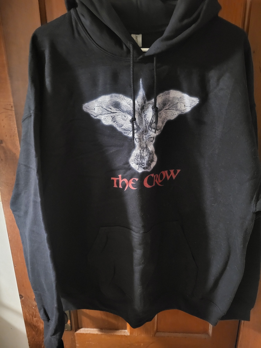 Gildan Black Hoodie with The Crow Graphic~Unisex Xl~NWOT.
